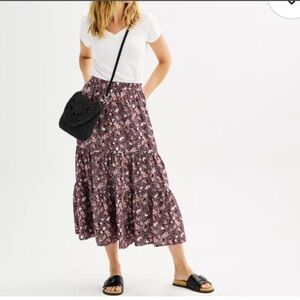 NWT!  Aerie 🌺 Floral Midi Skirt